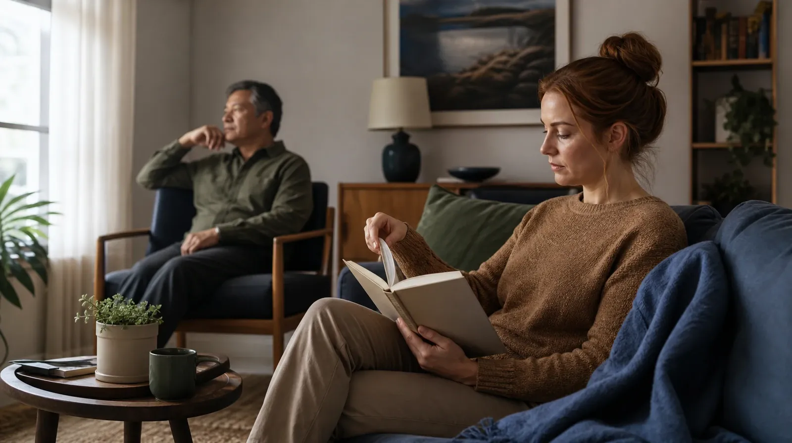 An adult places a bookmark in an unlettered book · Benzodiazepines Addiction Treatment for Surfside, FL Residents