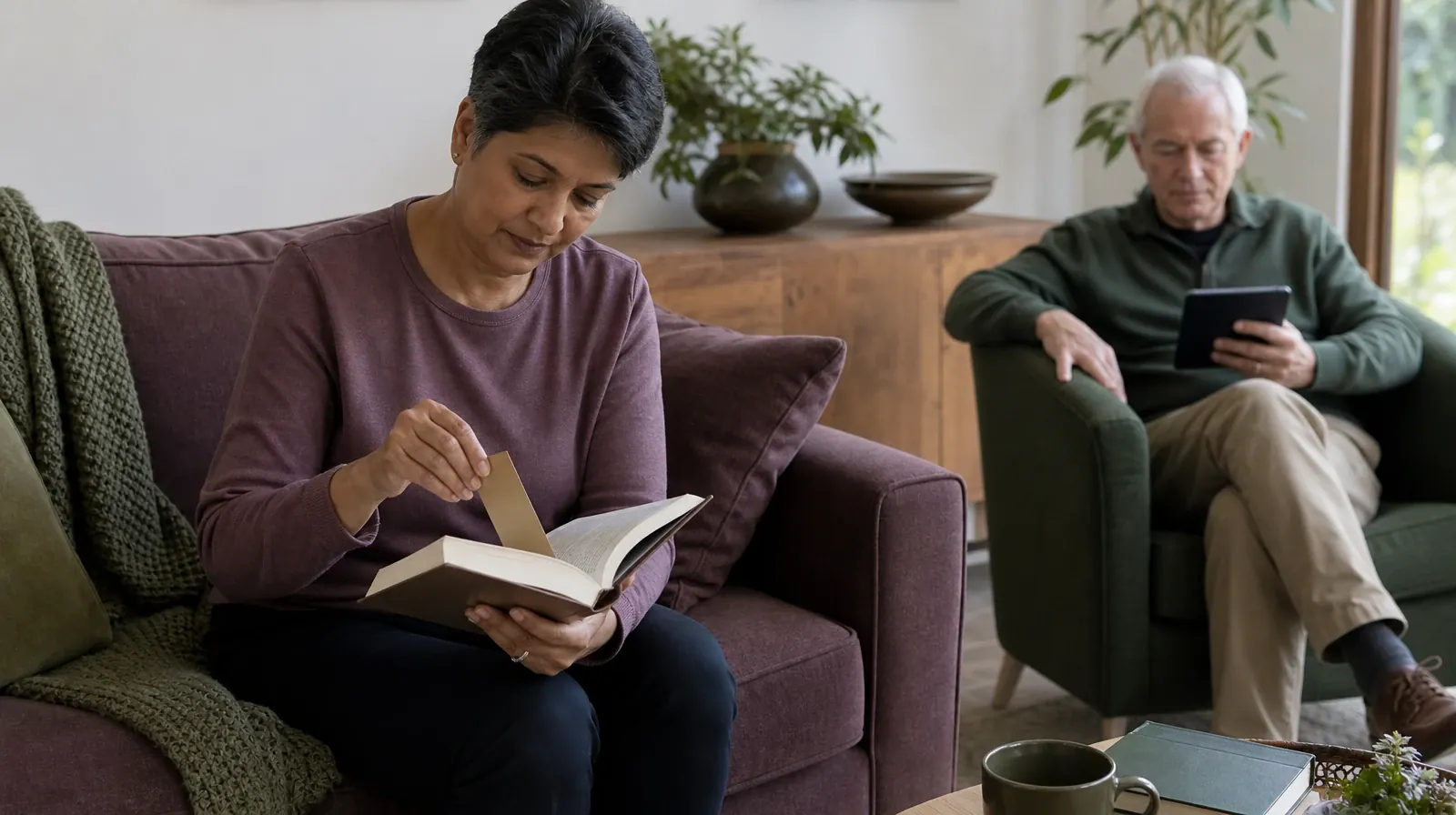 An adult places a bookmark in an unlettered book · Opioids Addiction Treatment for Tavernier, FL Residents