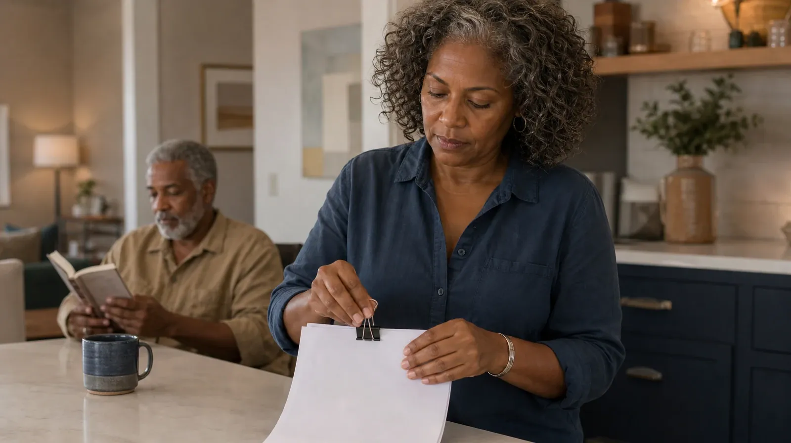 Starting a Treatment Conversation for The Hammocks, FL Residents | An adult clips together a small stack of blank paper An adult clips together a small stack of blank paper · Starting a Treatment Conversation for The Hammocks, FL Residents
