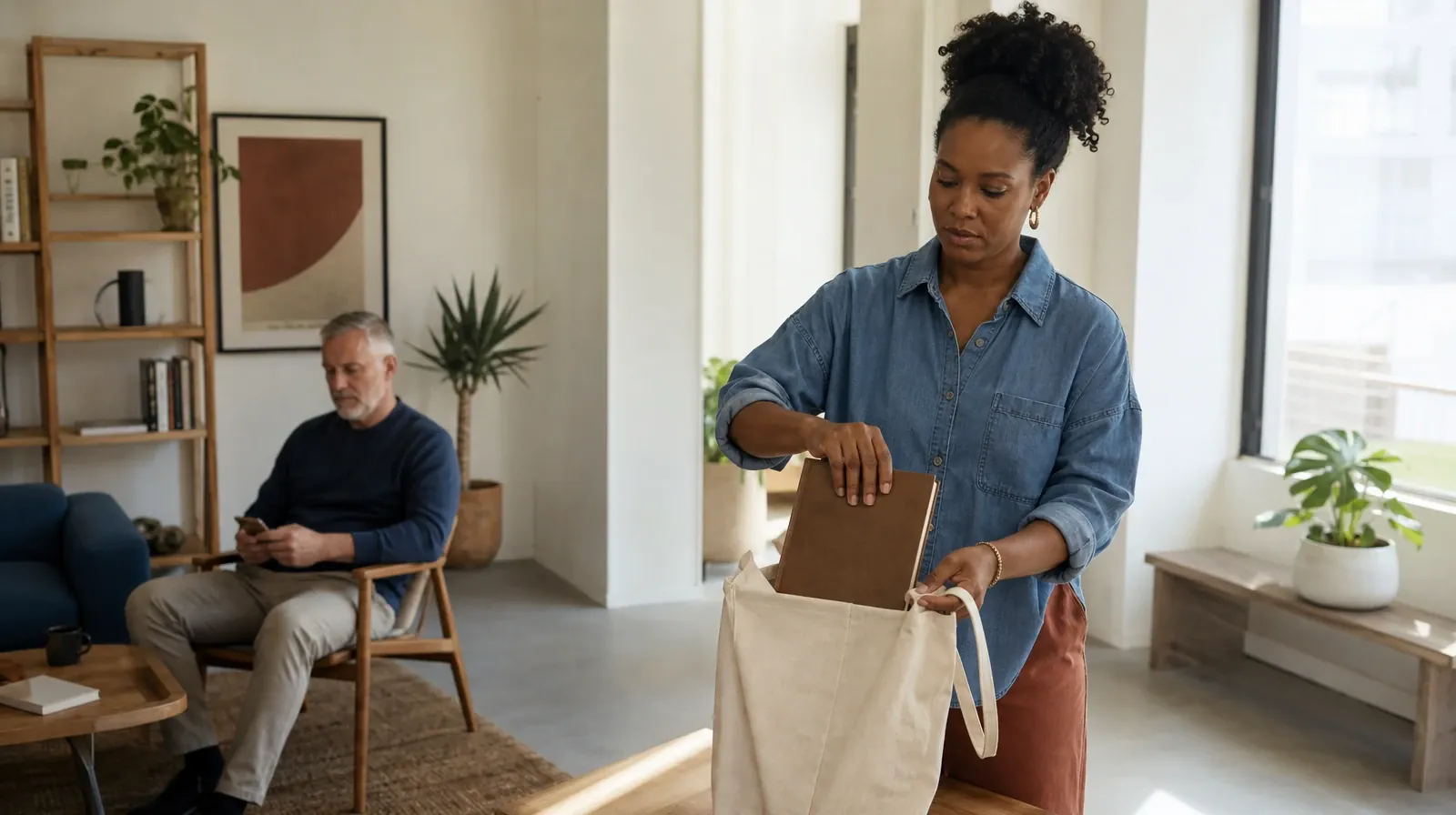 Residential Addiction Treatment for Wellington, FL | An adult places a closed journal in a fabric tote An adult places a closed journal in a fabric tote · Residential Addiction Treatment for Wellington, FL