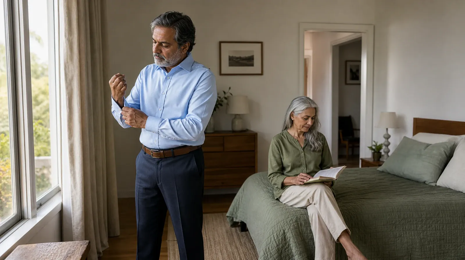 Prescription opioids Addiction Treatment for West Palm Beach, FL | An adult buttons a shirt cuff near a window An adult buttons a shirt cuff near a window · Prescription opioids Addiction Treatment for West Palm Beach, FL