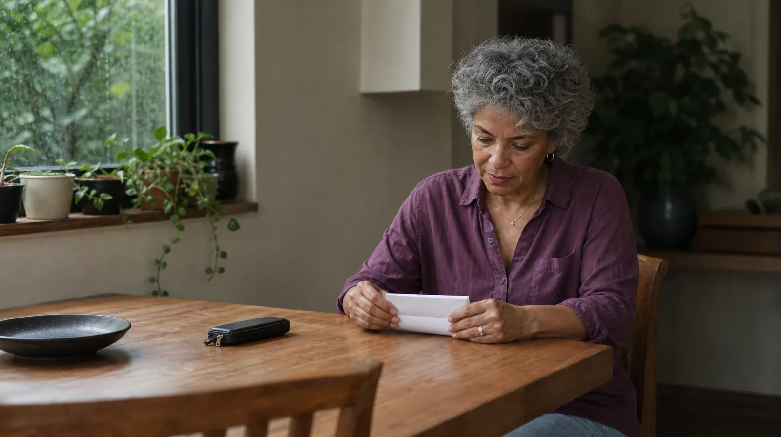 An adult folds blank paper beside a closed pen case · Synthetic cathinones Addiction Treatment for West Palm Beach, FL