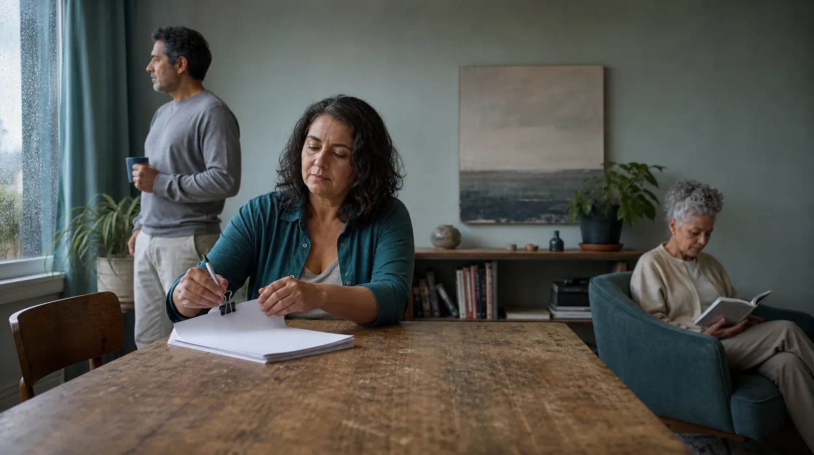 An adult clips together a small stack of blank paper · Polysubstance use Addiction Treatment for Wilton Manors, FL