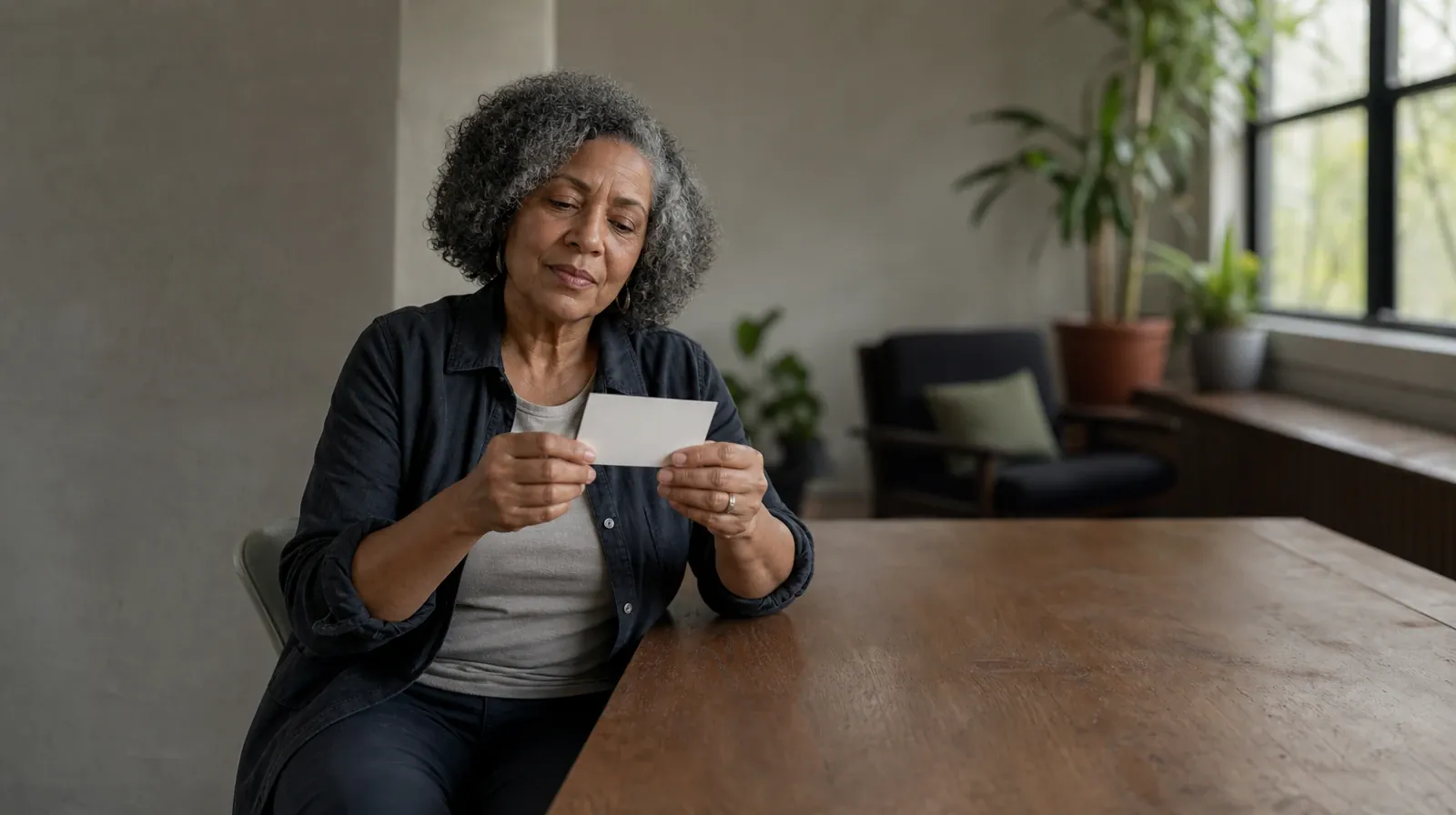 Telling Someone You Trust About Ativan Use in South Florida | An adult holds a small blank card above a table An adult holds a small blank card above a table · Telling Someone You Trust About Ativan Use in South Florida
