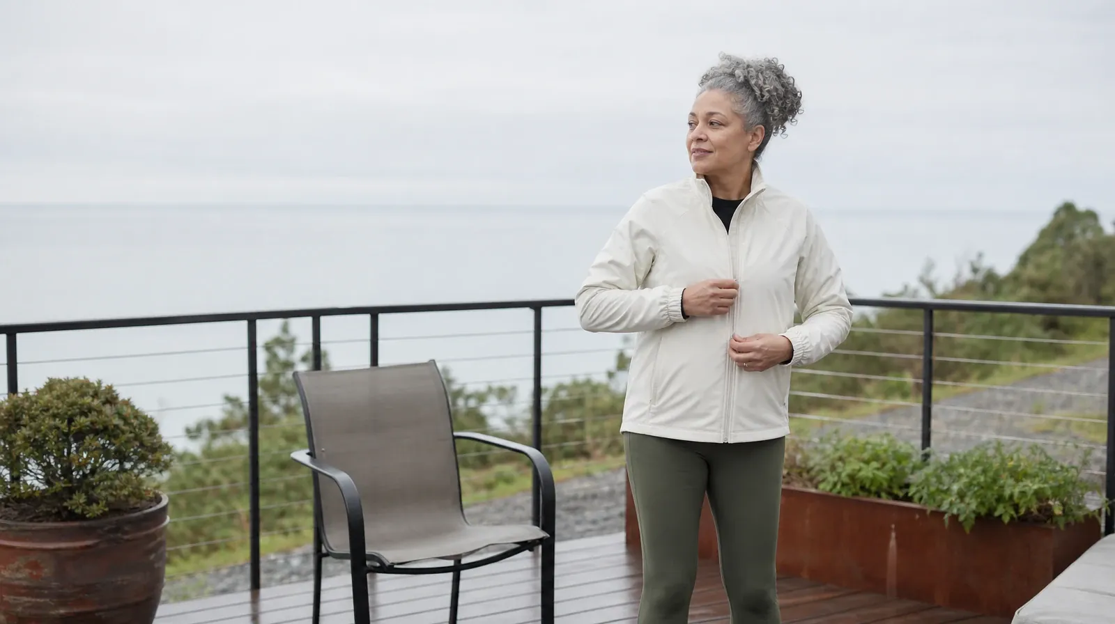 Reviewing a Care Recommendation for Benzodiazepines Use | An adult zips a light jacket beside an empty chair An adult zips a light jacket beside an empty chair · Reviewing a Care Recommendation for Benzodiazepines Use