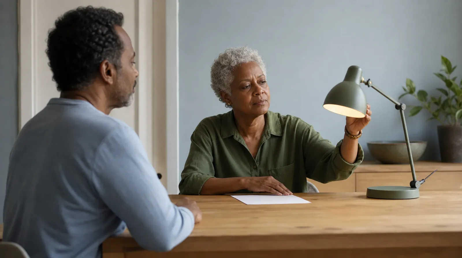 Changing Social Routines Around Crack cocaine Use | An adult adjusts a desk lamp beside blank paper An adult adjusts a desk lamp beside blank paper · Changing Social Routines Around Crack cocaine Use