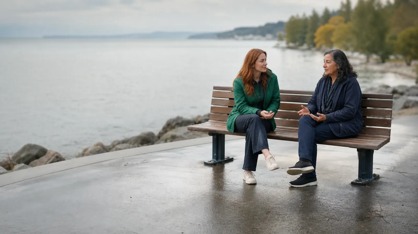 Weekends and Recovery From Kratom Use in South Florida | Two adults sit on an outdoor bench and talk Two adults sit on an outdoor bench and talk · Weekends and Recovery From Kratom Use in South Florida