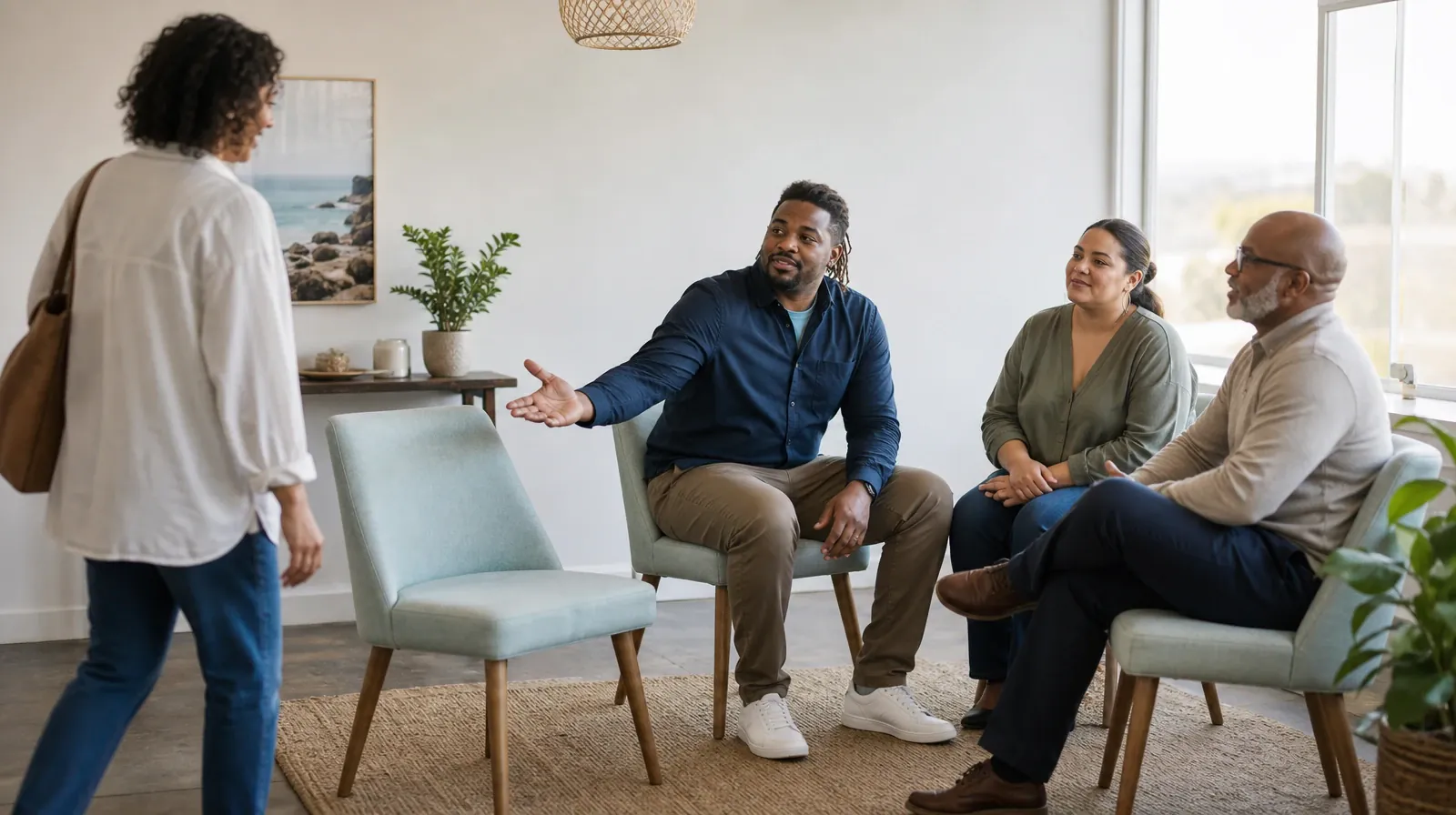 Preparing for a Medical Visit About Synthetic cathinones Use | Adults listening to one another in an ordinary setting Adults listening to one another in an ordinary setting · Preparing for a Medical Visit About Synthetic cathinones Use