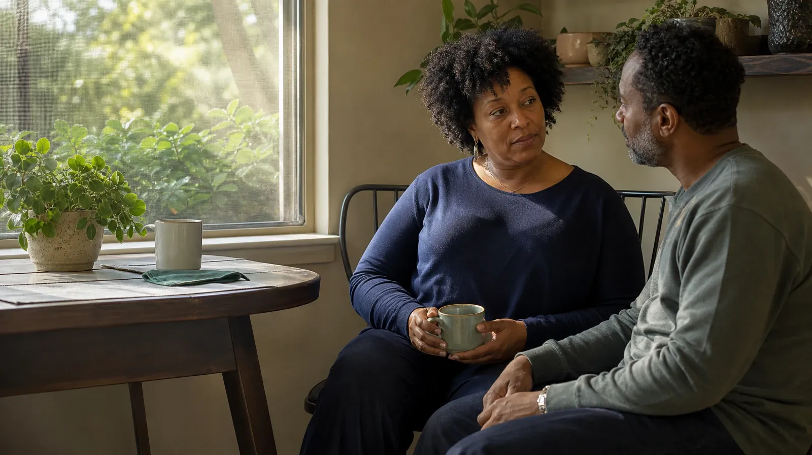 Weekends and Recovery From Synthetic cathinones Use | Adults sharing an ordinary supportive moment Adults sharing an ordinary supportive moment · Weekends and Recovery From Synthetic cathinones Use