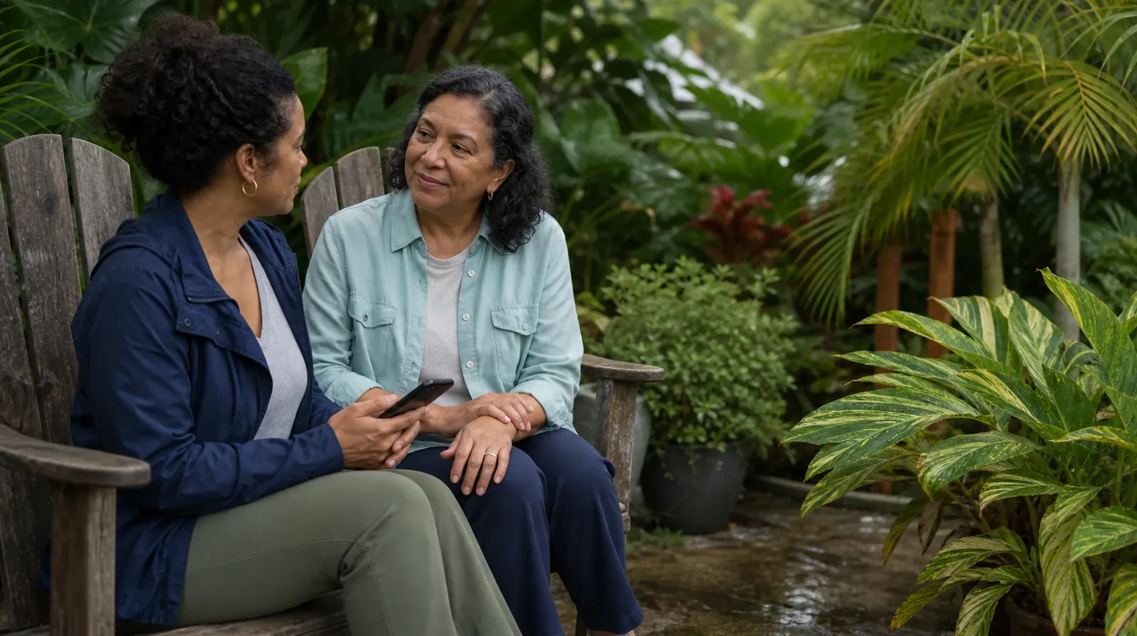 Asking for Practical Help With Vicodin Use in South Florida | Adults sharing an ordinary supportive moment Adults sharing an ordinary supportive moment · Asking for Practical Help With Vicodin Use in South Florida