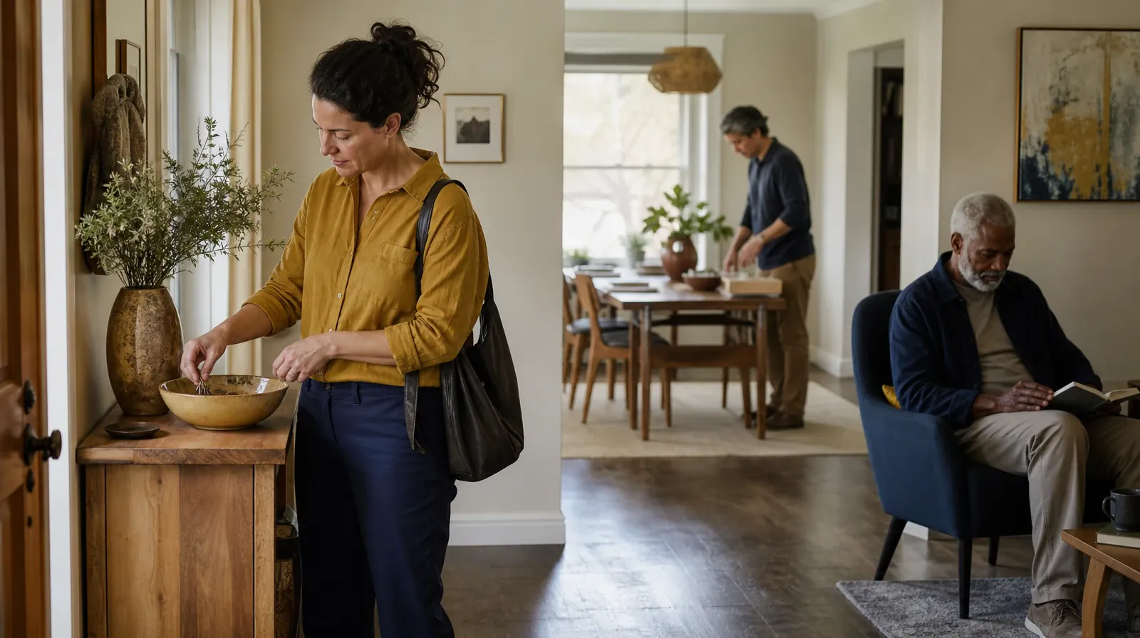 An adult places house keys into a small bowl · Using Previous Treatment Experience With Adderall Use