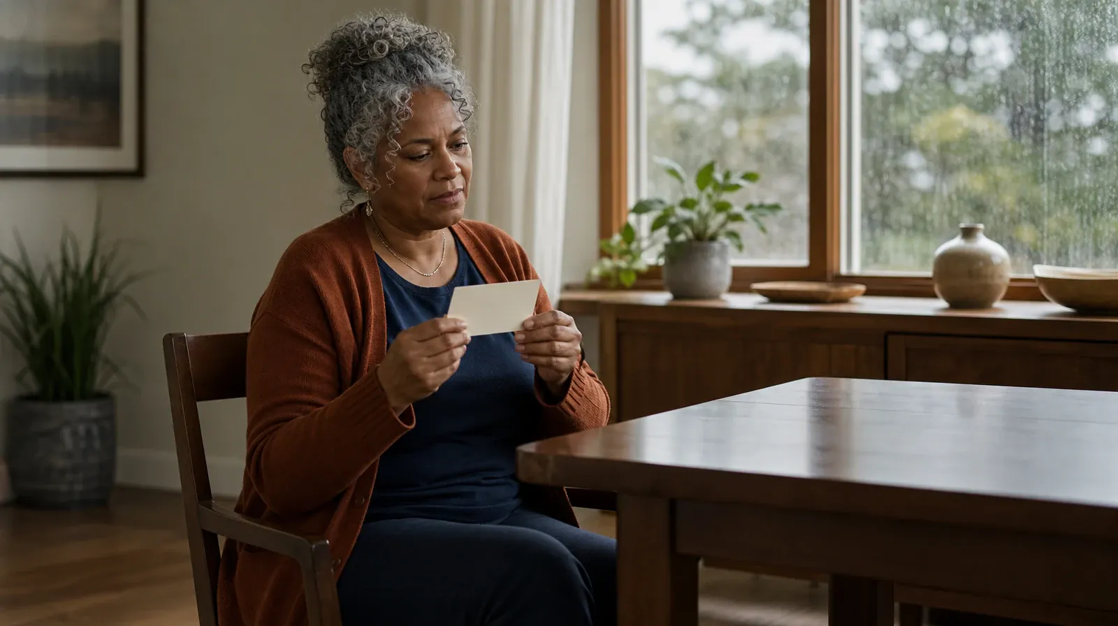 Building Support Around Recovery From Ambien Use in South Florida | An adult holds a small blank card above a table An adult holds a small blank card above a table · Building Support Around Recovery From Ambien Use in South Florida