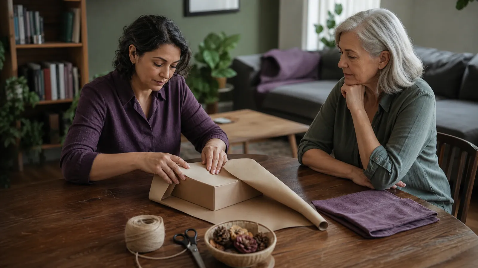 Making a Follow-Up Plan After Ambien Use in South Florida | An adult wraps a small box in plain brown paper An adult wraps a small box in plain brown paper · Making a Follow-Up Plan After Ambien Use in South Florida