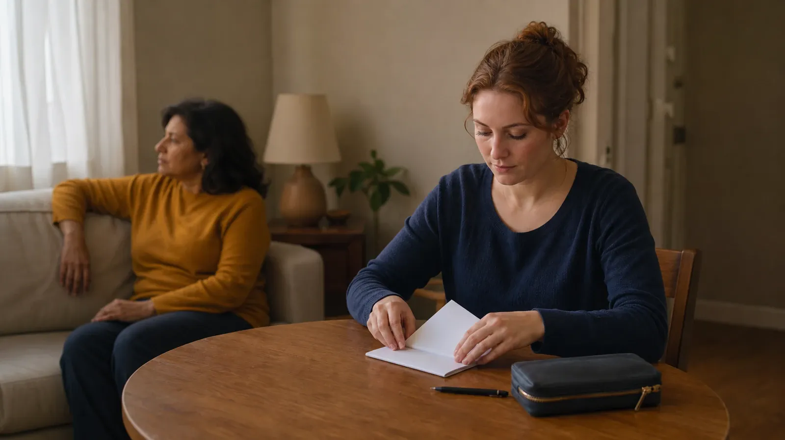 Using Previous Treatment Experience With Ambien Use | An adult folds blank paper beside a closed pen case An adult folds blank paper beside a closed pen case · Using Previous Treatment Experience With Ambien Use