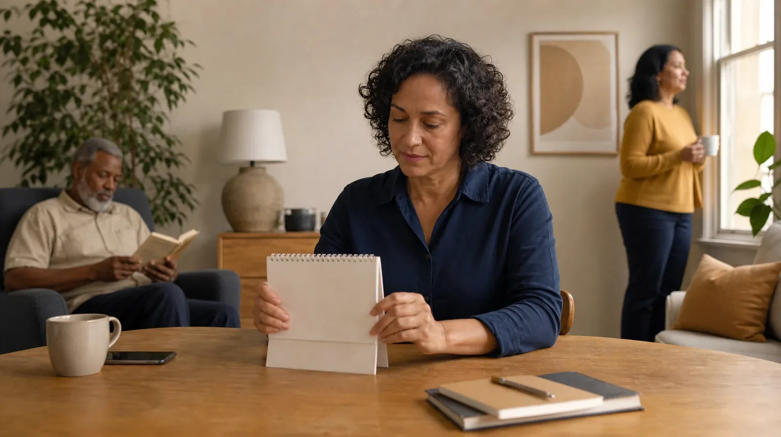 An adult closes a blank calendar · What to Tell a Clinician About Ativan Use in South Florida