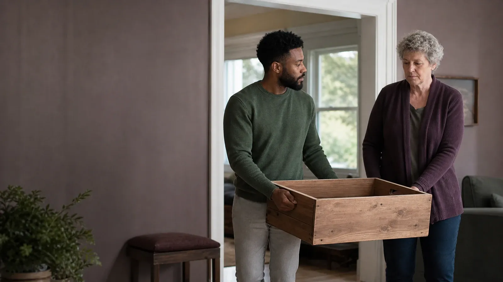 Returning to Benzodiazepine Use: Questions in South Florida | Two adults carry an empty wooden box together Two adults carry an empty wooden box together · Returning to Benzodiazepine Use: Questions in South Florida