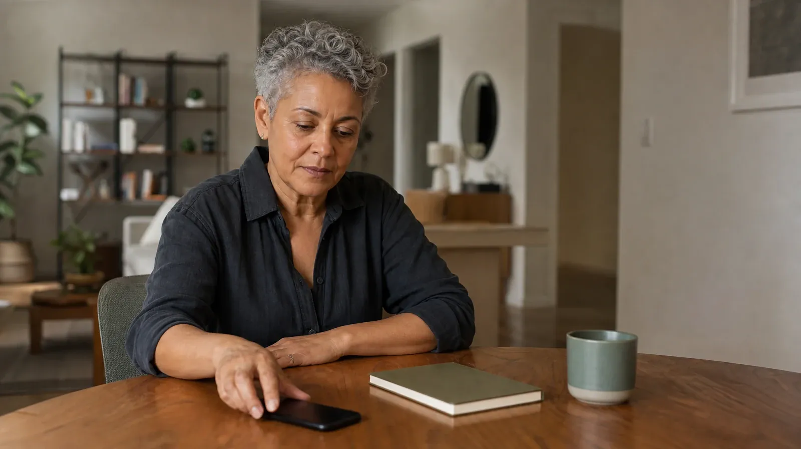 Building Support Around Recovery From Cocaine Use | An adult places a phone face down beside a closed notebook An adult places a phone face down beside a closed notebook · Building Support Around Recovery From Cocaine Use