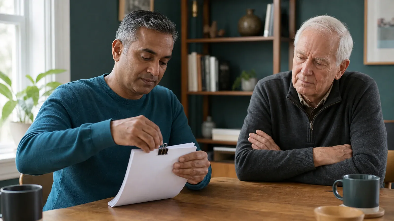 Treatment Consent and Privacy With Cocaine Use in South Florida | An adult clips together a small stack of blank paper An adult clips together a small stack of blank paper · Treatment Consent and Privacy With Cocaine Use in South Florida