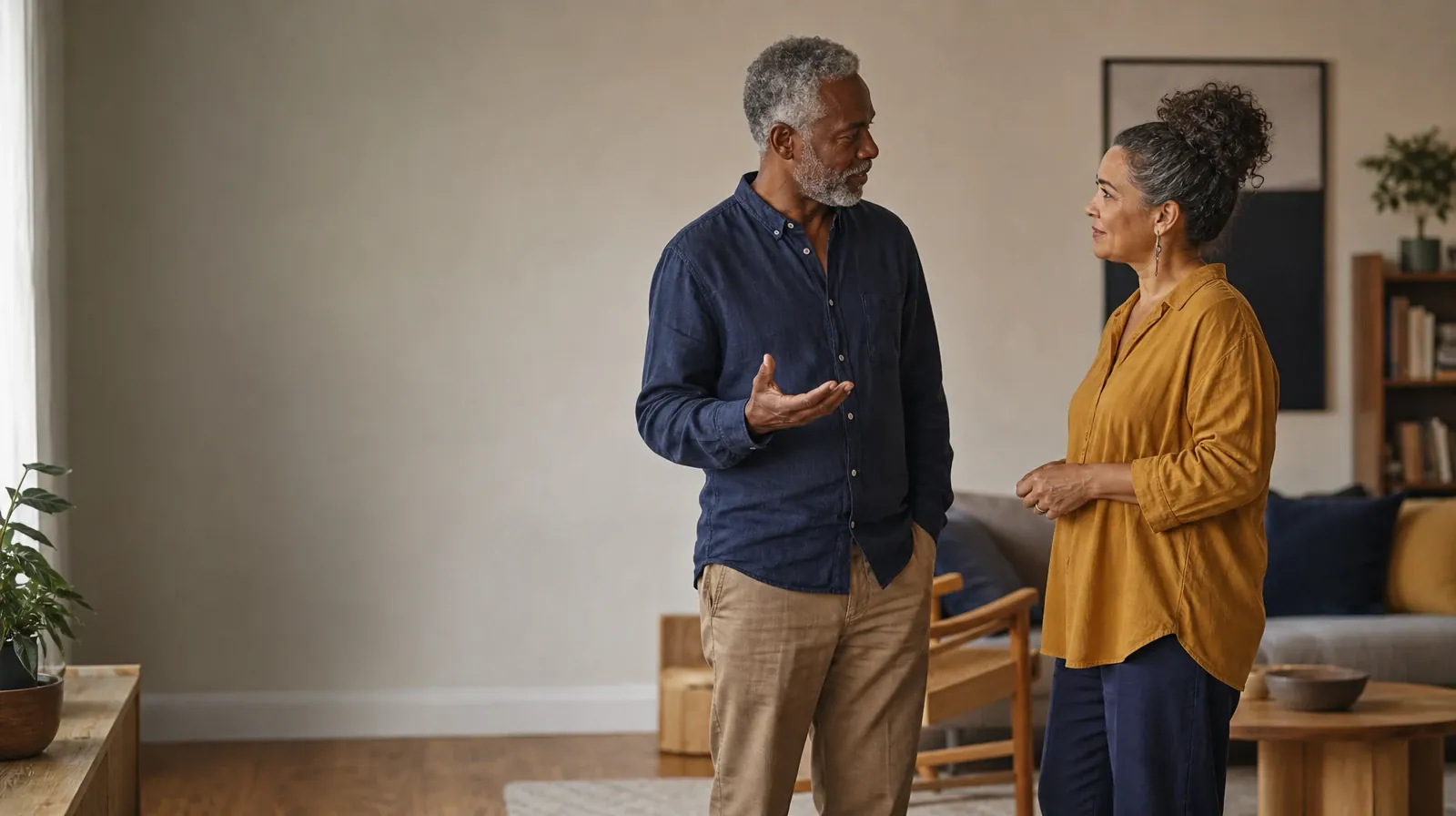 Using Past Treatment Experience With Codeine Use | Two adults share a careful conversation at home Two adults share a careful conversation at home · Using Past Treatment Experience With Codeine Use