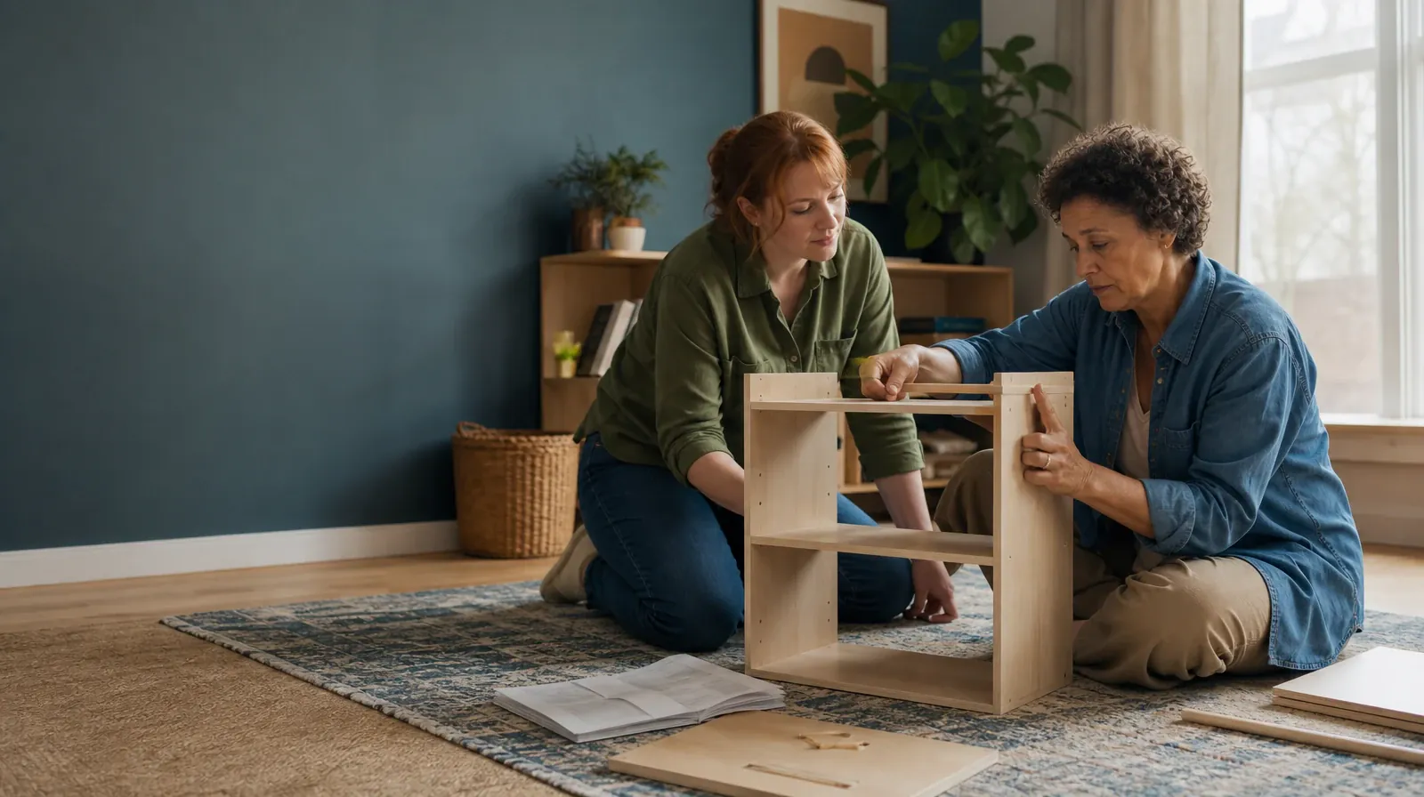 Questions After Returning to Codeine Use in South Florida | Two adults assemble a small shelf together Two adults assemble a small shelf together · Questions After Returning to Codeine Use in South Florida