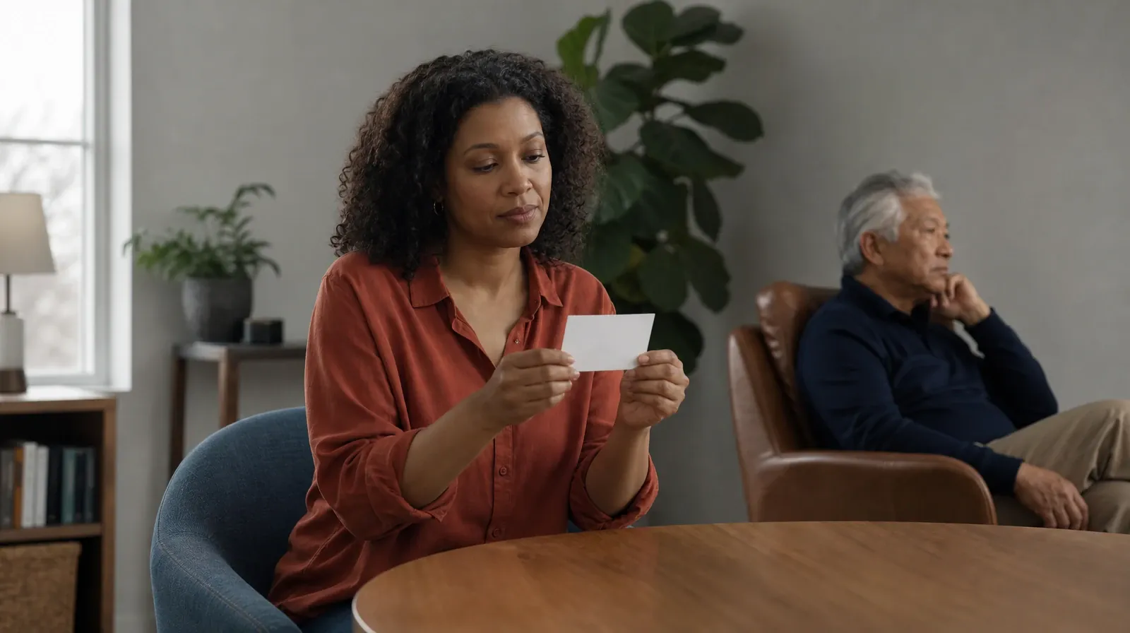 Helping an Adult Sibling With Gabapentin Use in South Florida | An adult holds a small blank card above a table An adult holds a small blank card above a table · Helping an Adult Sibling With Gabapentin Use in South Florida