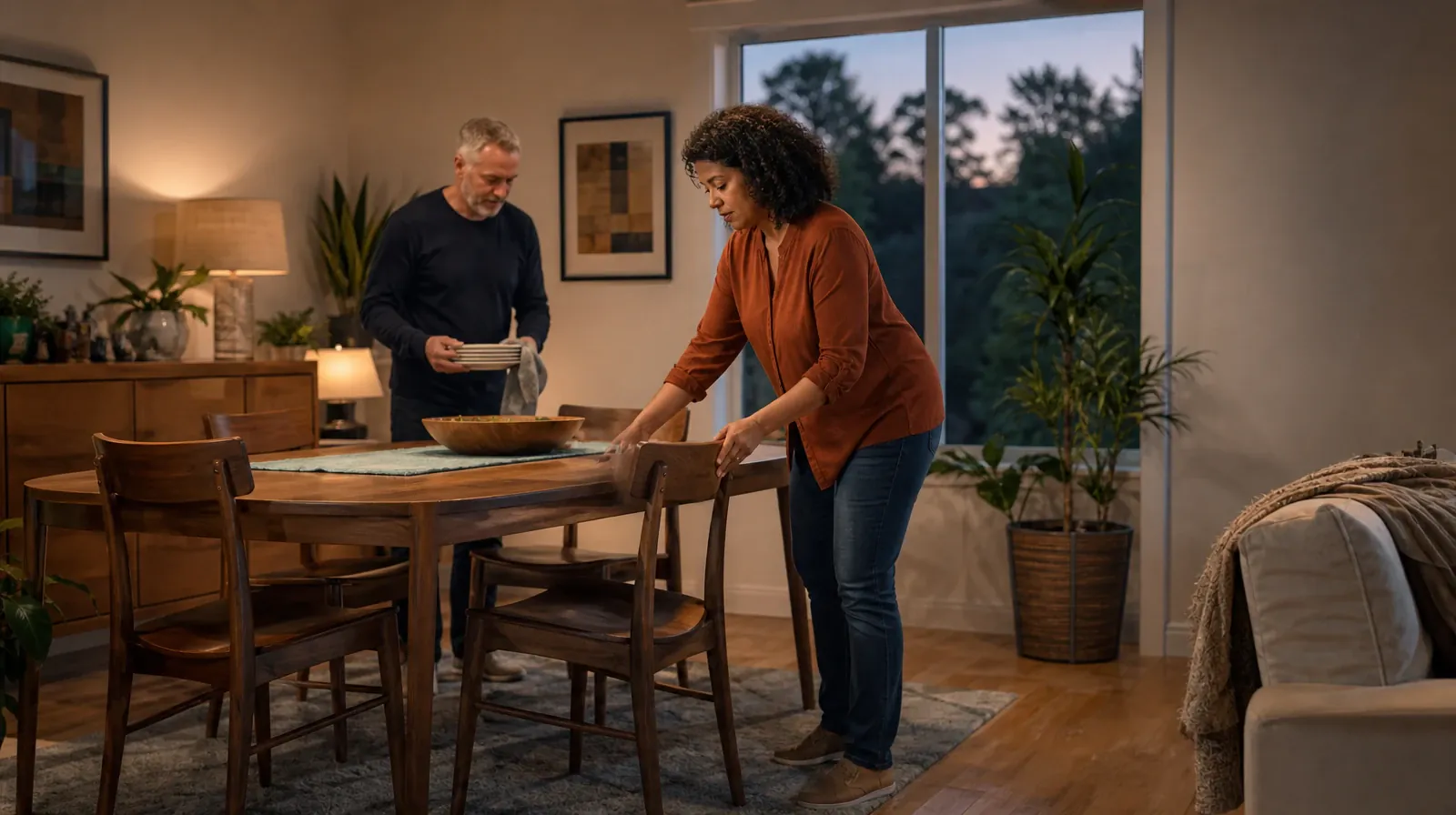 Sleep and Recovery After GHB Use in South Florida | An adult straightens a chair at a cleared table An adult straightens a chair at a cleared table · Sleep and Recovery After GHB Use in South Florida