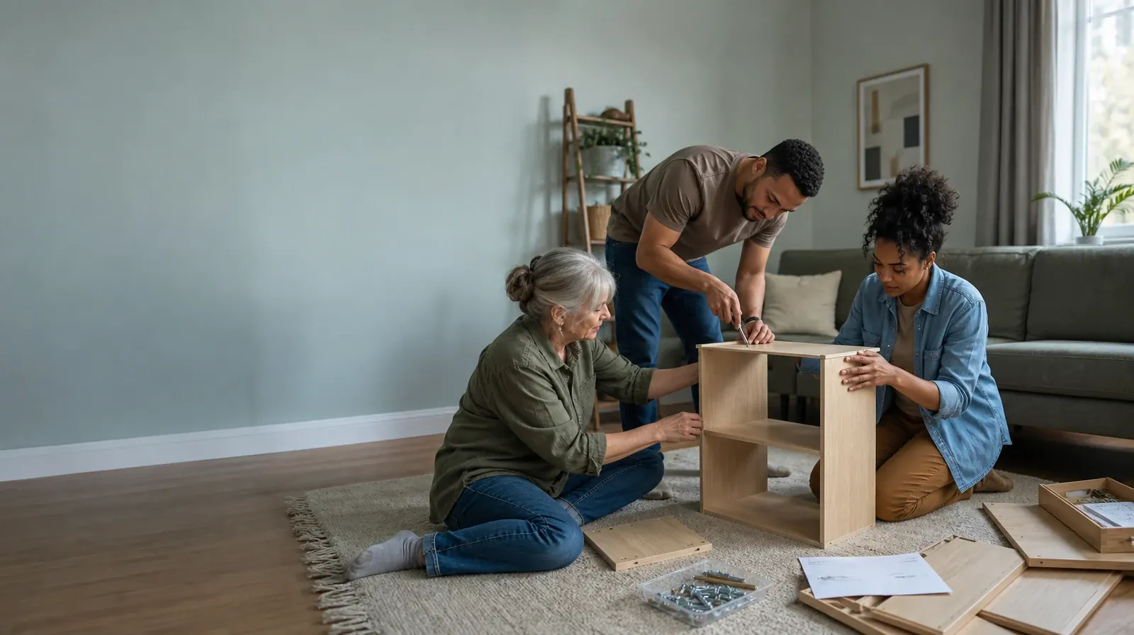 Hydrocodone Treatment Consent and Privacy | Two adults assemble a small shelf together Two adults assemble a small shelf together · Hydrocodone Treatment Consent and Privacy