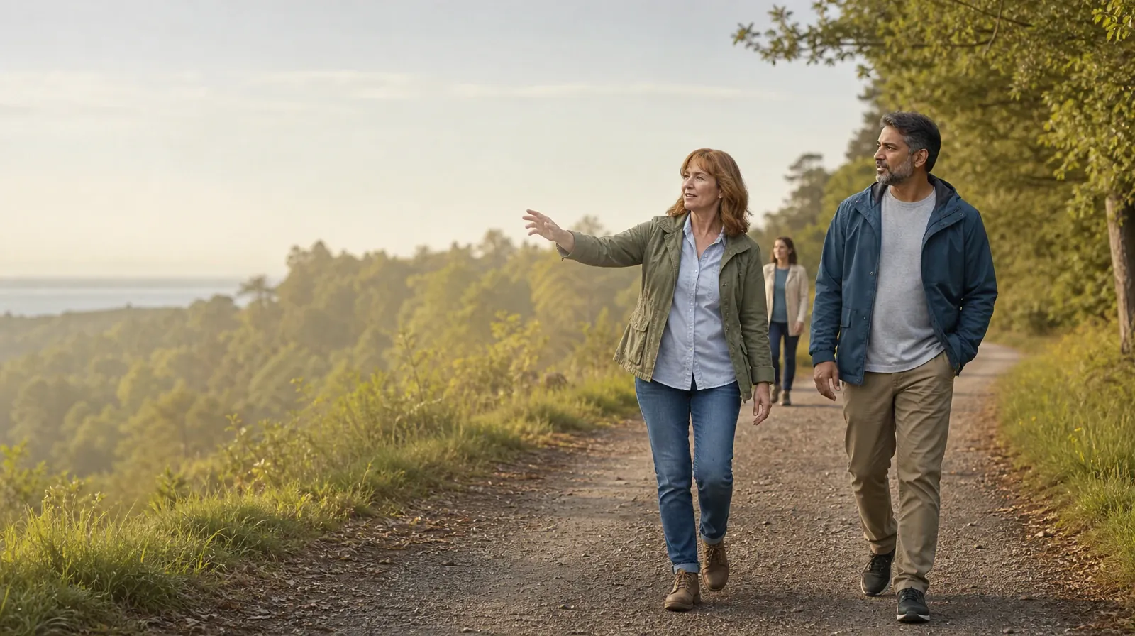 When Other Substances Are Used With Methamphetamine Use | Three adults walk and talk on a wooded path Three adults walk and talk on a wooded path · When Other Substances Are Used With Methamphetamine Use