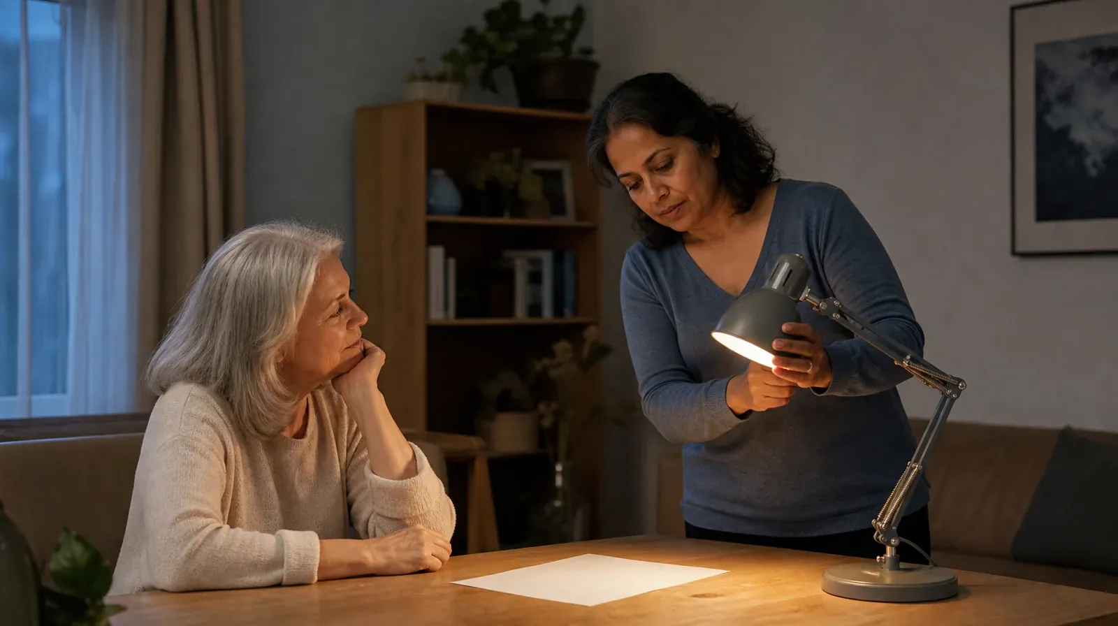 Prescription Opioid Overdose Response Preparation | An adult adjusts a desk lamp beside blank paper An adult adjusts a desk lamp beside blank paper · Prescription Opioid Overdose Response Preparation