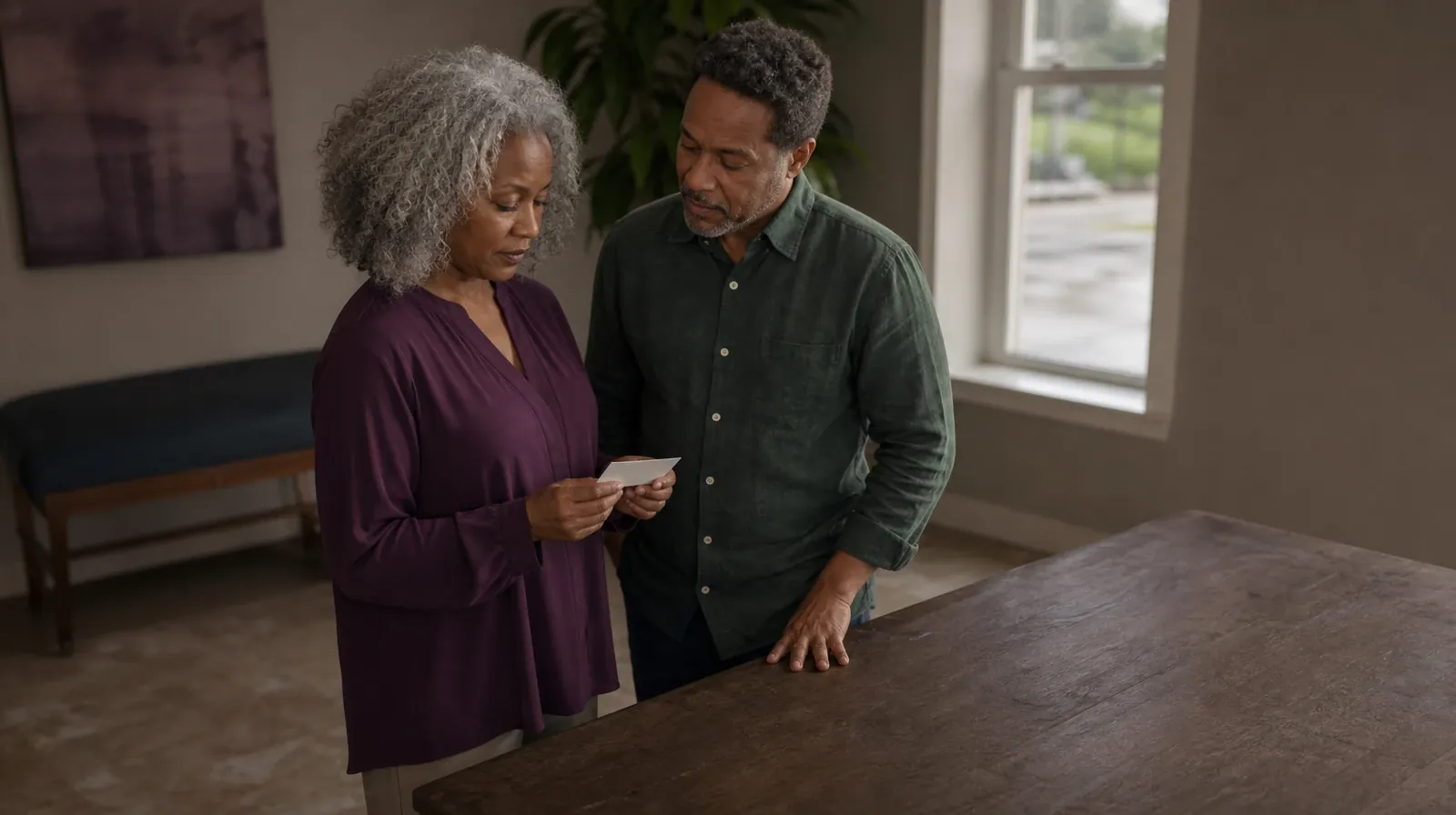 Counseling and Coping With Prescription sedatives Use | An adult holds a small blank card above a table An adult holds a small blank card above a table · Counseling and Coping With Prescription sedatives Use