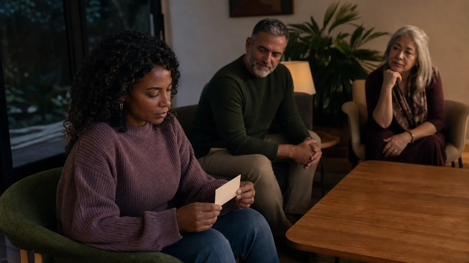 Returning Home After Treatment for Restoril Use in South Florida | An adult holds a small blank card above a table An adult holds a small blank card above a table · Returning Home After Treatment for Restoril Use in South Florida