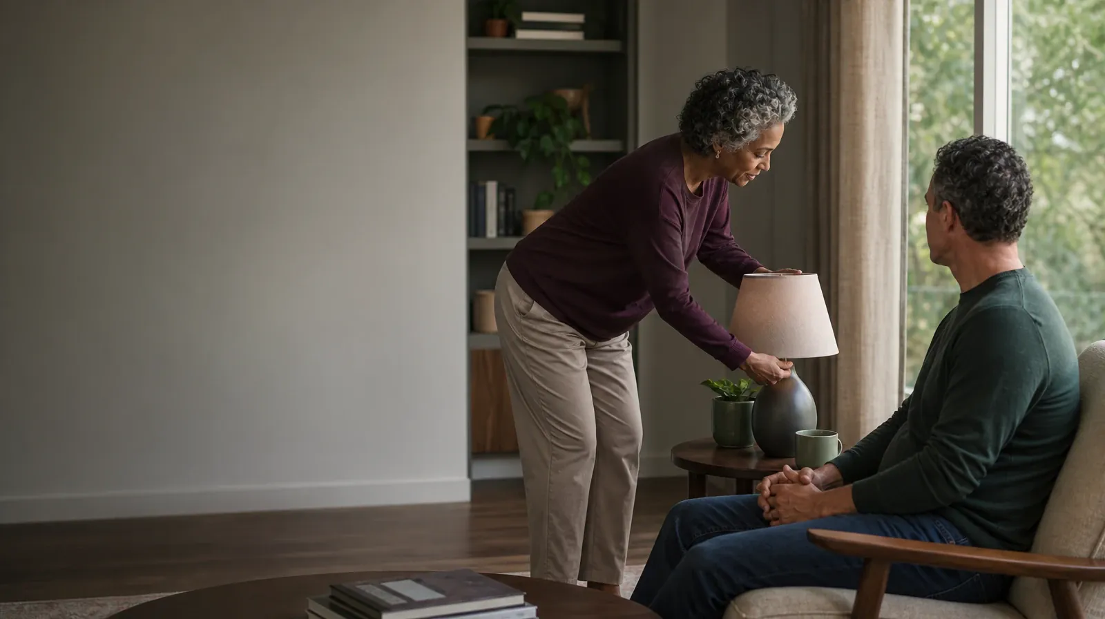 Making a Follow-Up Plan After Tramadol Use in South Florida | An adult adjusts a lamp while another waits nearby An adult adjusts a lamp while another waits nearby · Making a Follow-Up Plan After Tramadol Use in South Florida