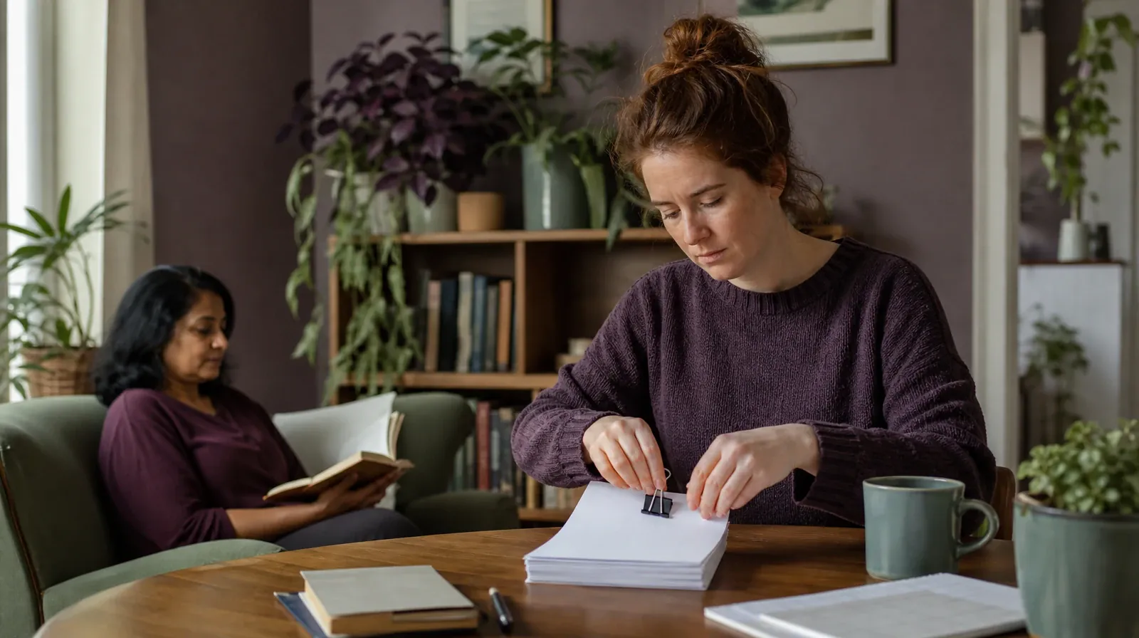 Preparing for Appointments About Valium Use in South Florida | An adult clips together a small stack of blank paper An adult clips together a small stack of blank paper · Preparing for Appointments About Valium Use in South Florida