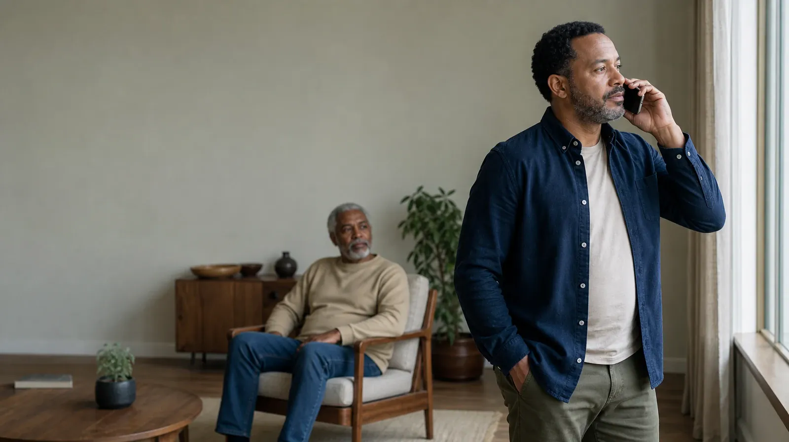 Medication Treatment Questions for Vicodin Use in South Florida | An adult makes a private phone call with support nearby An adult makes a private phone call with support nearby · Medication Treatment Questions for Vicodin Use in South Florida