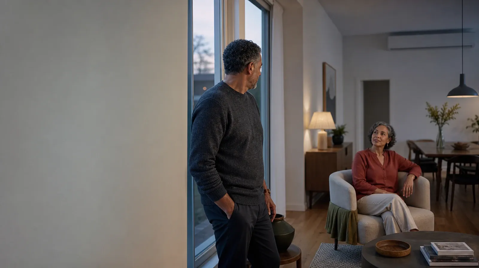 Treatment Consent and Privacy With Vicodin Use in South Florida | An adult turns from a window toward another adult An adult turns from a window toward another adult · Treatment Consent and Privacy With Vicodin Use in South Florida