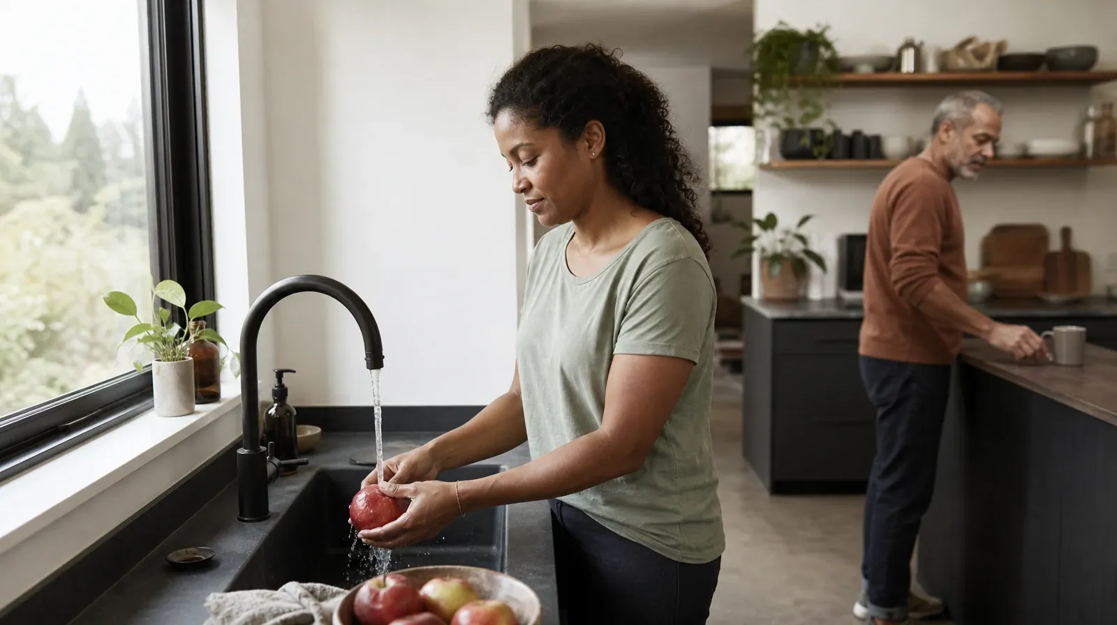 Prescription History and Vyvanse Use in South Florida | An adult rinses an apple at a kitchen sink An adult rinses an apple at a kitchen sink · Prescription History and Vyvanse Use in South Florida