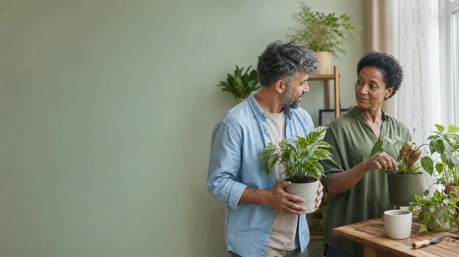 Making a Follow-Up Plan After Xanax Use in South Florida | Two adults tend houseplants and talk Two adults tend houseplants and talk · Making a Follow-Up Plan After Xanax Use in South Florida