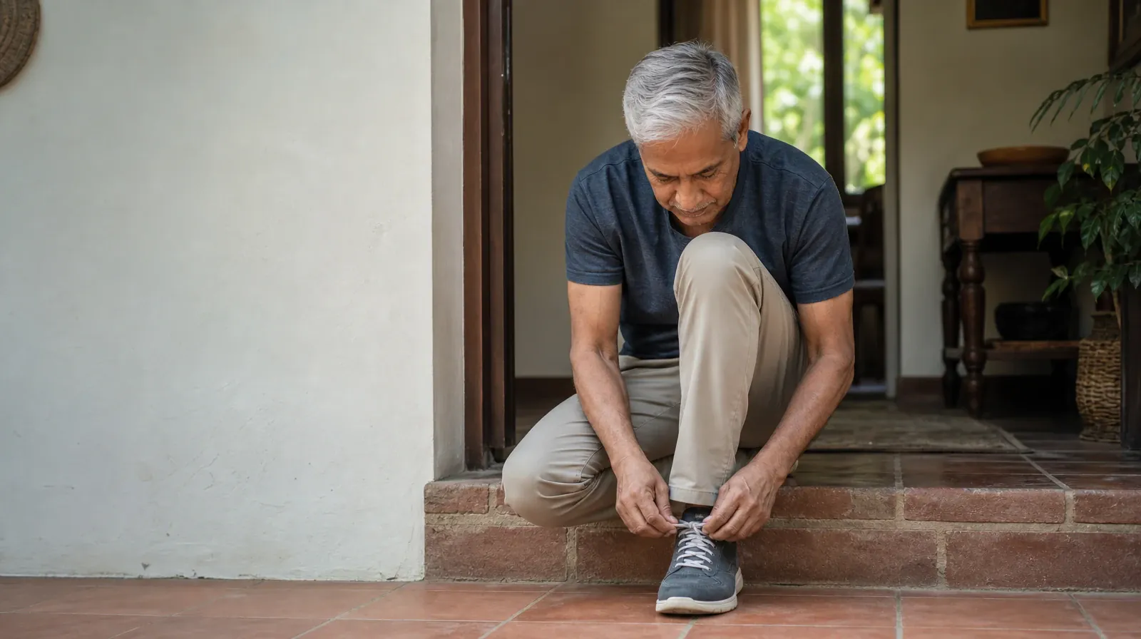 Previous Withdrawal Experience With Xanax Use in South Florida | An adult ties a shoe on a low home step An adult ties a shoe on a low home step · Previous Withdrawal Experience With Xanax Use in South Florida