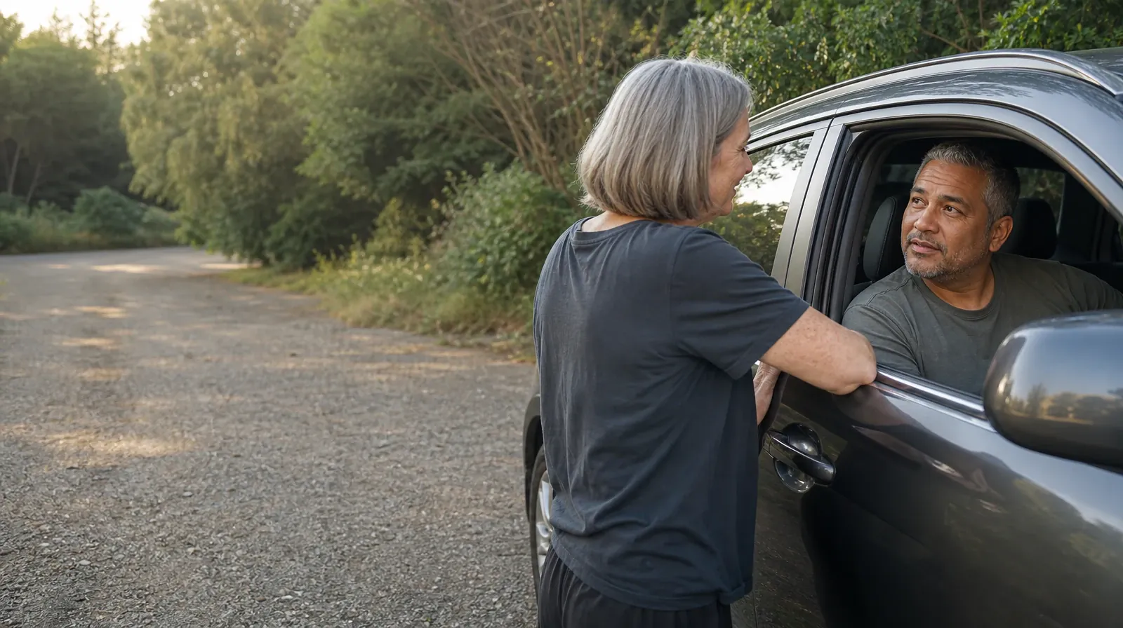 What to Expect From Cognitive behavioral therapy in South Florida | An adult seated in a parked car talks with a friend… An adult seated in a parked car talks with a friend… · What to Expect From Cognitive behavioral therapy in South Florida
