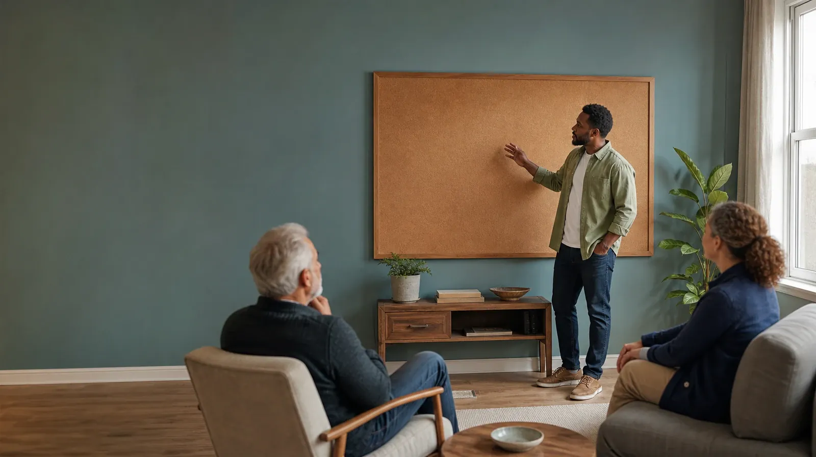 Privacy and Consent in Family support in South Florida | An adult talks beside a blank corkboard An adult talks beside a blank corkboard · Privacy and Consent in Family support in South Florida