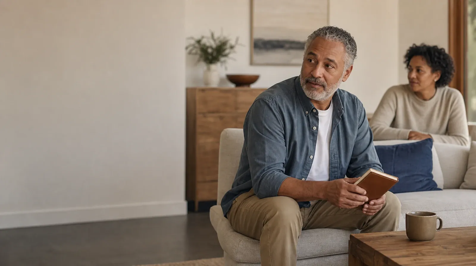 Qualified Practitioner Questions About MI | An adult closes a notebook before a conversation An adult closes a notebook before a conversation · Qualified Practitioner Questions About MI