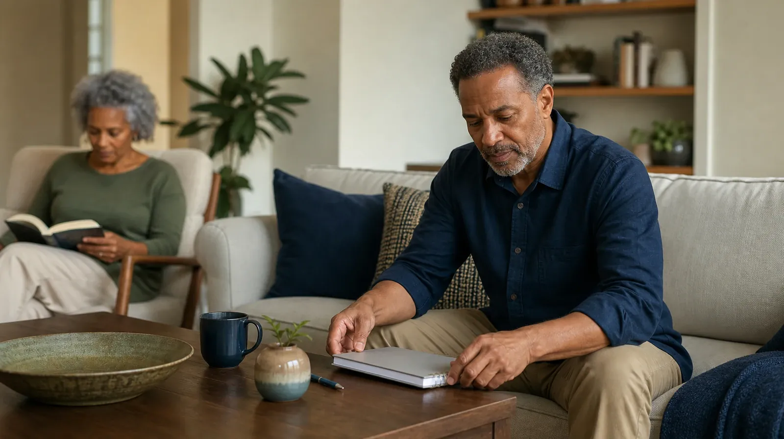 Preferences and Accessibility in Peer Support | An adult closes a blank calendar An adult closes a blank calendar · Preferences and Accessibility in Peer Support