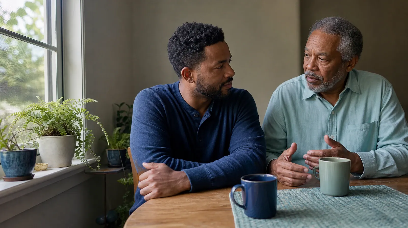 Boundaries and Support for Adults seeking care in South Florida | Adults sharing an ordinary supportive moment Adults sharing an ordinary supportive moment · Boundaries and Support for Adults seeking care in South Florida