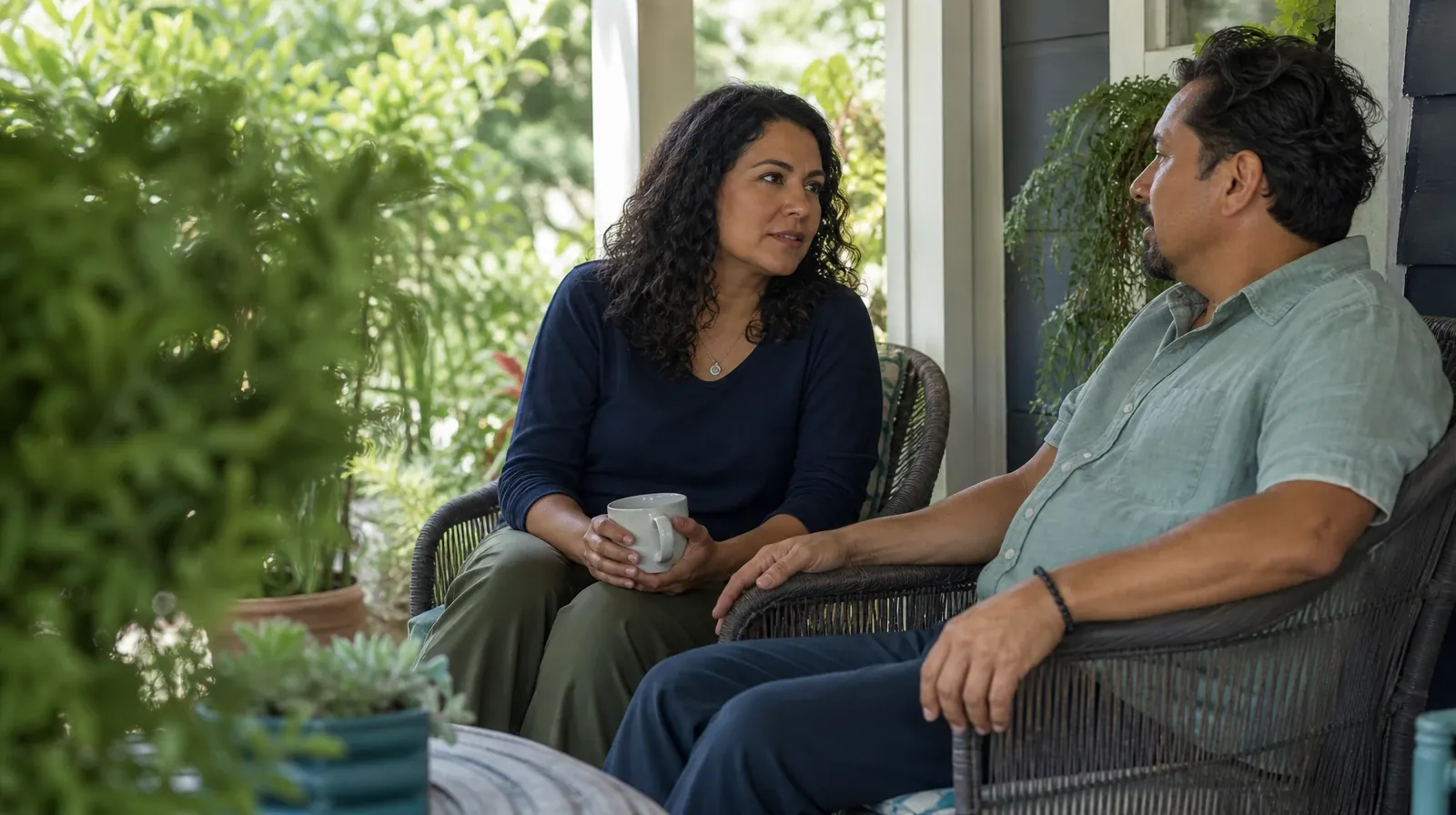 Questions About Privacy for Black adults in South Florida | Adults sharing an ordinary supportive moment Adults sharing an ordinary supportive moment · Questions About Privacy for Black adults in South Florida