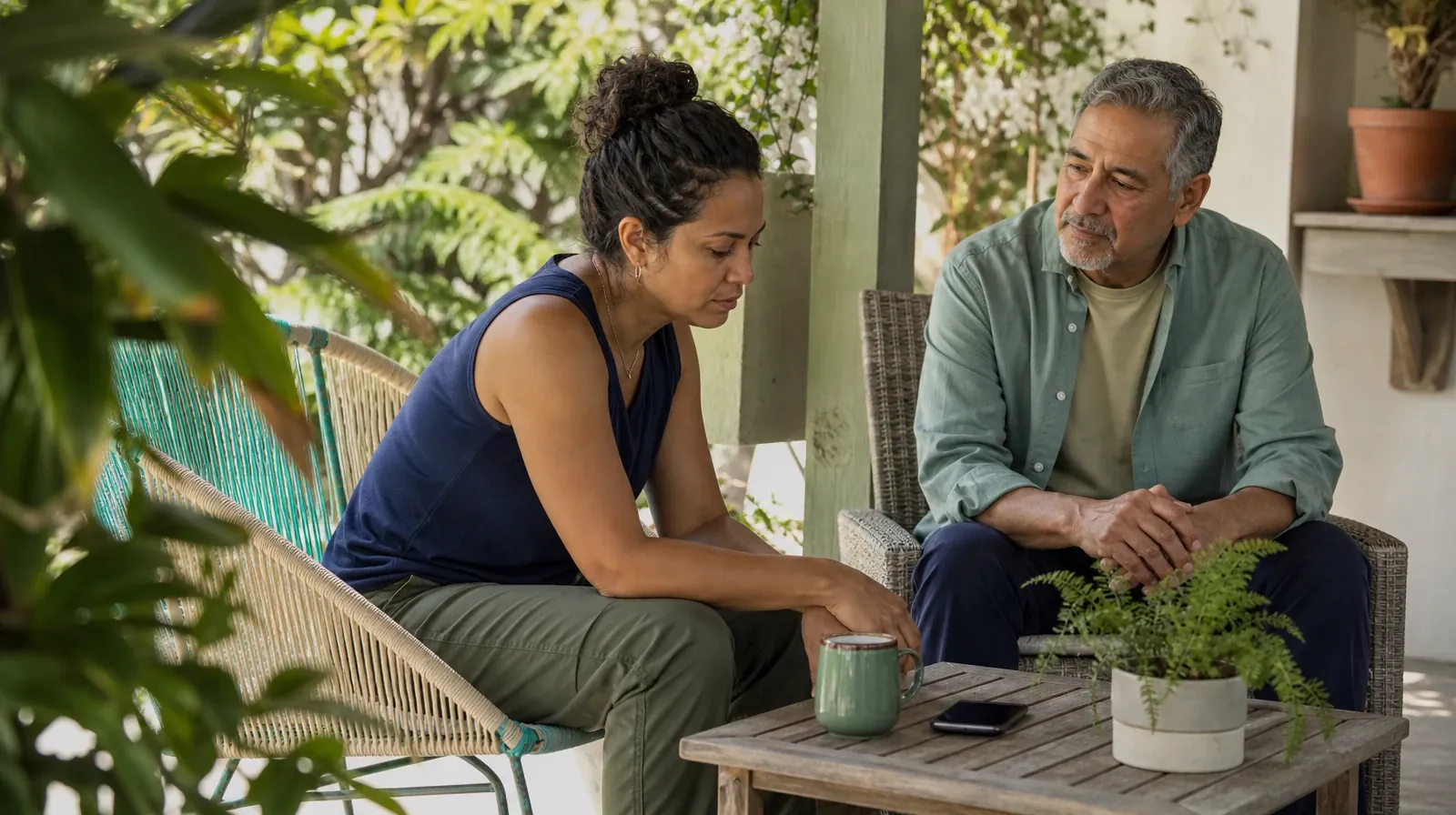 Returning Home After Treatment for Black adults in South Florida | Adults sharing an ordinary supportive moment Adults sharing an ordinary supportive moment · Returning Home After Treatment for Black adults in South Florida