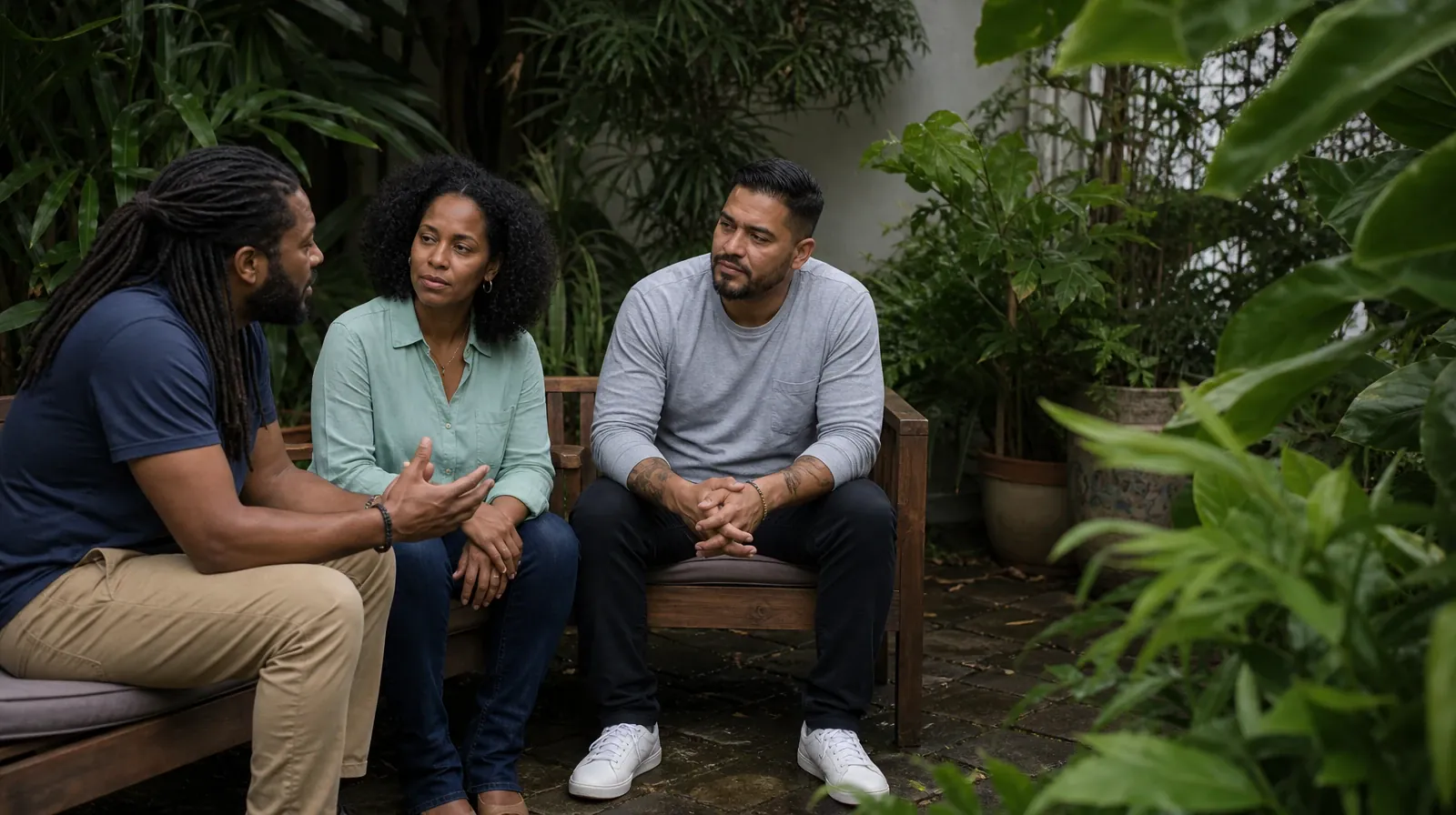 Prior Care Experiences for Latino Communities | Adults sharing an ordinary supportive moment Adults sharing an ordinary supportive moment · Prior Care Experiences for Latino Communities
