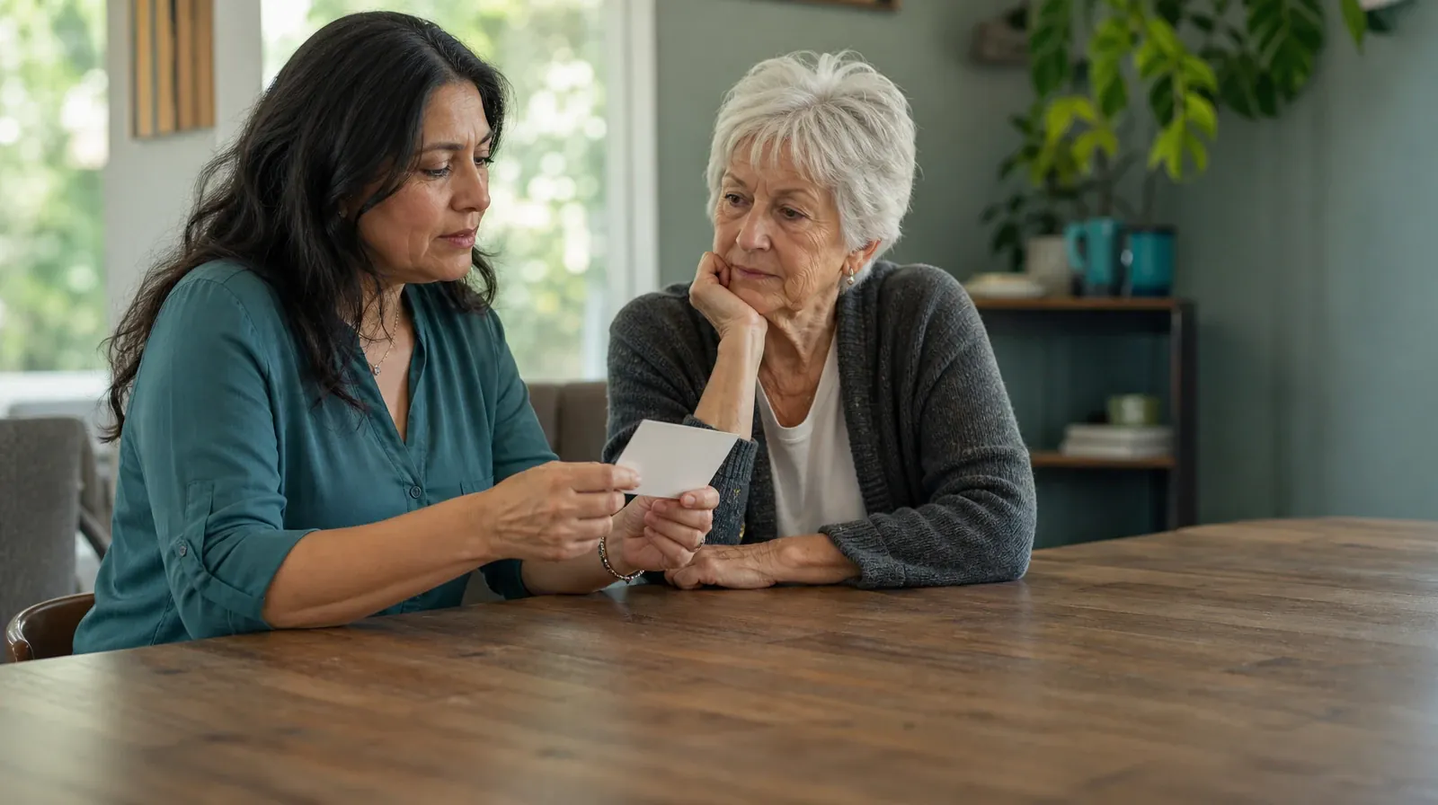 Family Involvement for Parents seeking care in South Florida | An adult holds a small blank card above a table An adult holds a small blank card above a table · Family Involvement for Parents seeking care in South Florida